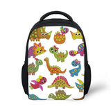 Kids School Backpack Cartoon Dinosaur Boys Girls Birthday Gift