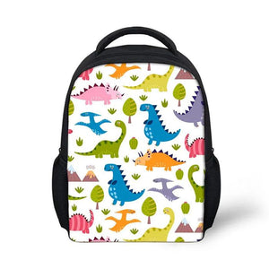 Kids School Backpack Cartoon Dinosaur Boys Girls Birthday Gift