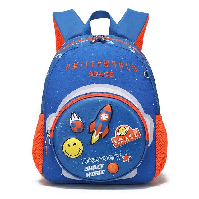 3D Cartoon Preschool Backpack Waterproof Nylon Baby Bag 11 inch