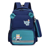 Kids Backpack Primary School Bags Orthopedic Waterproof Big Book Bag