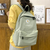 Floral School Bag Teen Girls Bookbag Women Backpack High School Waterproof