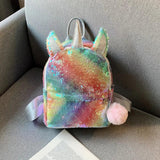 Colorful Sequin Unicorn Backpack Mini Bag