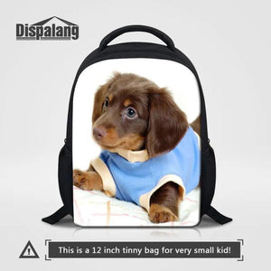 Pet Dog Printing Kids School Bag Small Backpack For Kindergarten Girls
