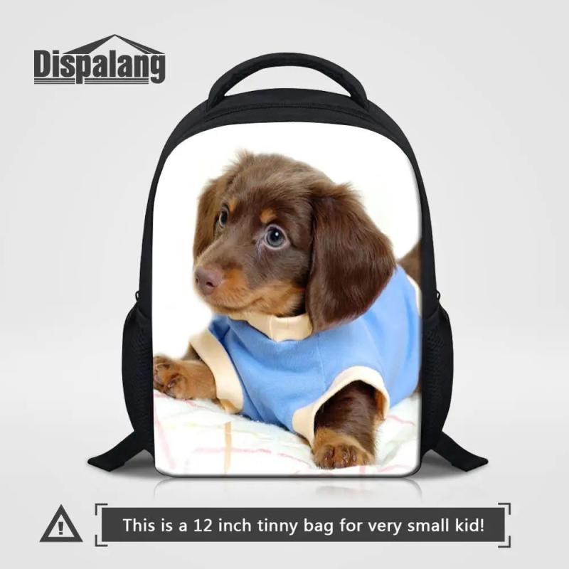 Pet Dog Printing Kids School Bag Small Backpack For Kindergarten Girls
