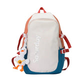 Girls Shoulder Schoolbag College Student Backpack