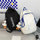 Girls Shoulder Schoolbag College Student Backpack