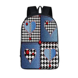 3D Animal Cat Print School Bag for Girls Boys Children Backpack