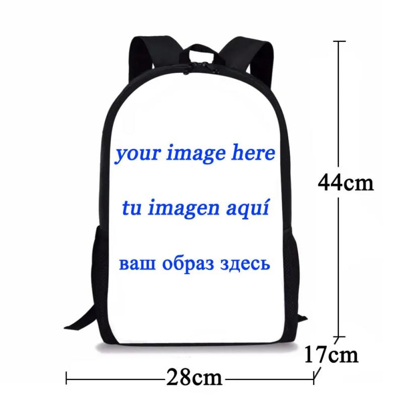 3D Animal Cat Print School Bag for Girls Boys Children Backpack