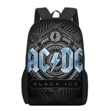 AC DC Band 3D Print School Backpack for Boys Girls Teenager Kids Book Bag 16Inch
