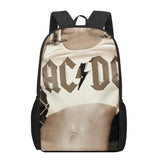 AC DC Band 3D Print School Backpack for Boys Girls Teenager Kids Book Bag 16Inch