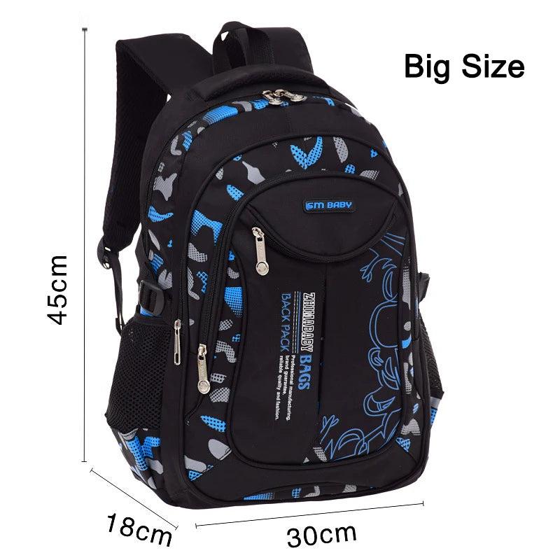 Men's Waterproof School Backpack for Students Boys and Girls
