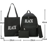Girls Princess School Backpack Set 4pcs