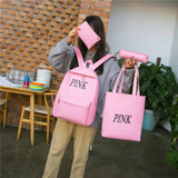 Girls Princess School Backpack Set 4pcs