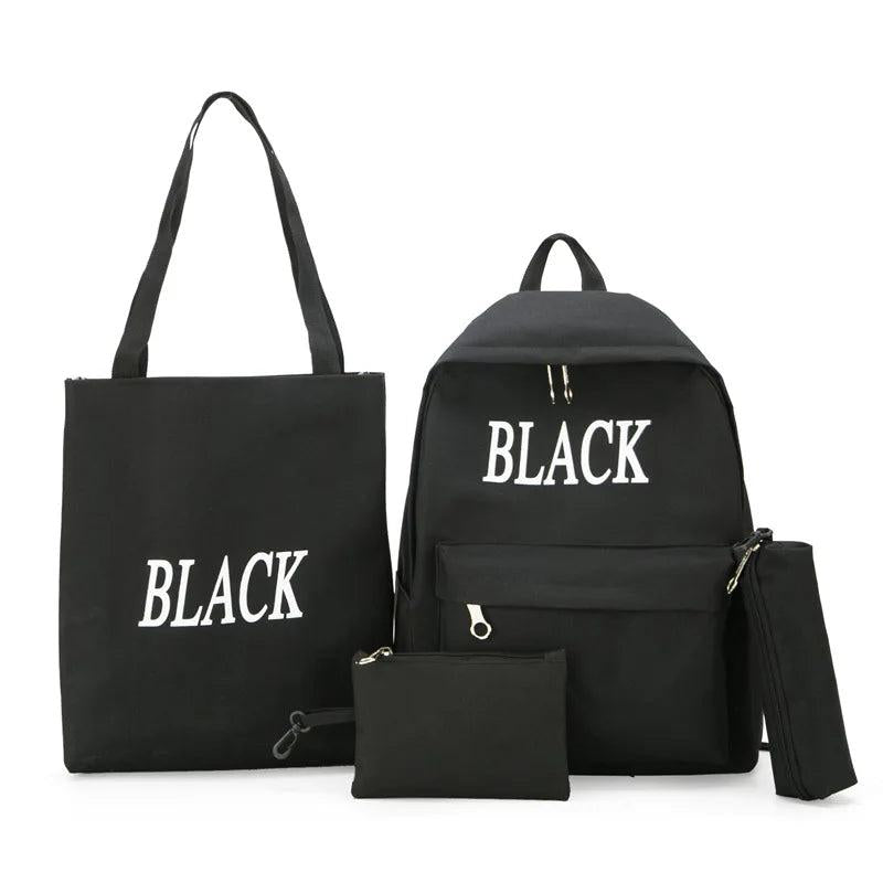 Girls Princess School Backpack Set 4pcs