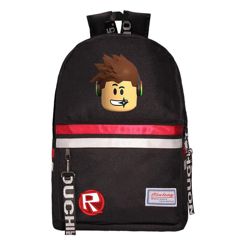 Kids Character Backpack Nylon School Bag Personalised Zipper Rucksack