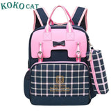 Waterproof Children School Bags for Girls Princess Kids Backpacks Set