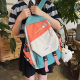 Canvas Anti-theft Shoulder Bag for Teenager Girls
