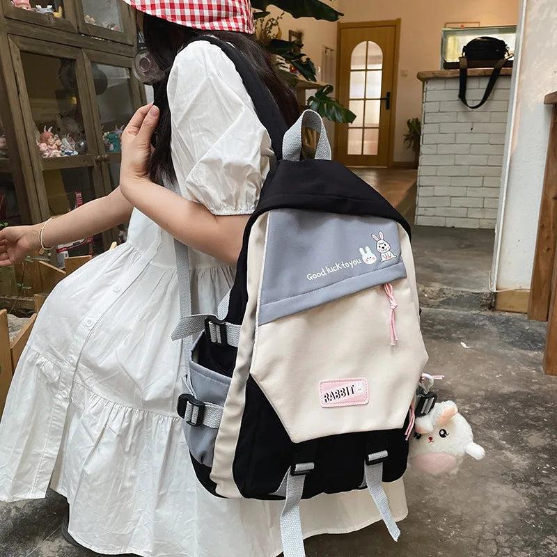 Canvas Anti-theft Shoulder Bag for Teenager Girls