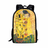 Gustav Klimt Tears Kiss Canvas Travel Bag