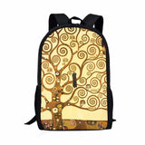 Gustav Klimt Tears Kiss Canvas Travel Bag