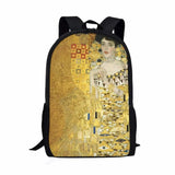 Gustav Klimt Tears Kiss Canvas Travel Bag