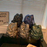 Winter Down Cotton School Bags for Teenager Travel Bag
