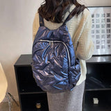 Winter Down Cotton School Bags for Teenager Travel Bag