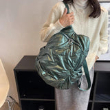 Winter Down Cotton School Bags for Teenager Travel Bag