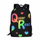 Kids Waterproof School Bag Rainbow Heart Travel Backpack Laptop Bag