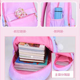 Girls Orthopedic School Backpack Kids Satchel Princess School Bag Mochila