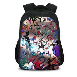 Spider-Man 3D Waterproof Schoolbag Teenagers Student Backpack Travel Bag