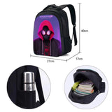 Spider-Man 3D Waterproof Schoolbag Teenagers Student Backpack Travel Bag