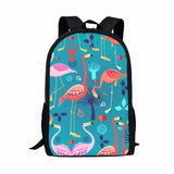 Funny Dog Cat Pattern Students Backpack Waterproof School Bag for Girls