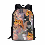 Kitten Cats Puppy Dogs School Bags Daily Travel Climbing Backpack
