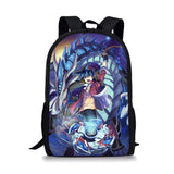 Kinomiya Takao Element Pattern School Backpacks for Teenager
