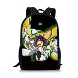 Kinomiya Takao Element Pattern School Backpacks for Teenager