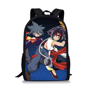 Kinomiya Takao Element Pattern School Backpacks for Teenager