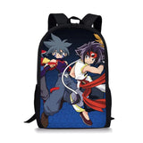 Kinomiya Takao Element Pattern School Backpacks for Teenager