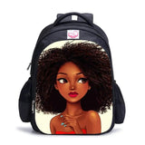 African Girl 16 Inch Backpack 3D Print School Bookbag Travel Laptop Daypack
