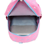 3 Pcs Bow Printed School Backpacks for Teenage Girls