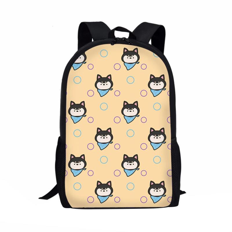 Funny Cartoon Husky School Bags for Kids Children Schoolbags with Animals