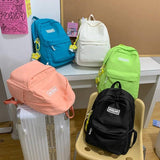 Nylon Backpack Women's Bag Large Capacity Schoolbags for Girls