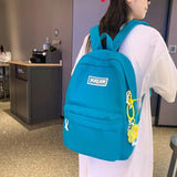 Nylon Backpack Women's Bag Large Capacity Schoolbags for Girls