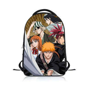 Anime Bleach Students Backpack School Bag Children Cartoon Knapsack