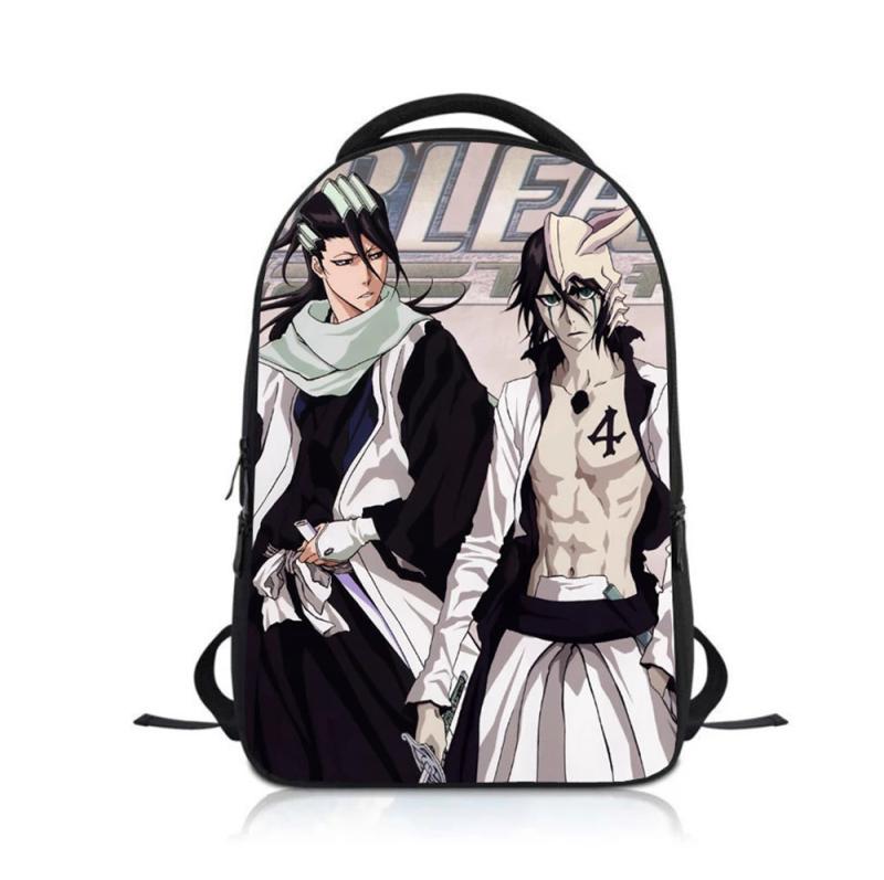 Anime Bleach Students Backpack School Bag Children Cartoon Knapsack