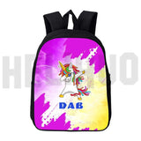 Unicorn Dabbing Rucksack School Bag for Men Women Teens