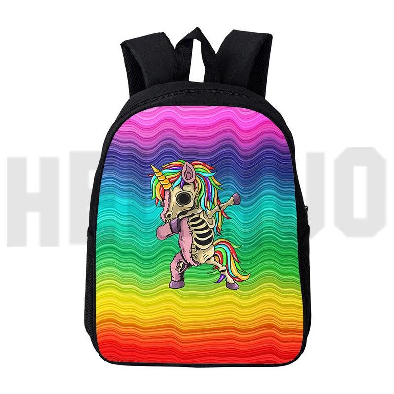 Unicorn Dabbing Rucksack School Bag for Men Women Teens