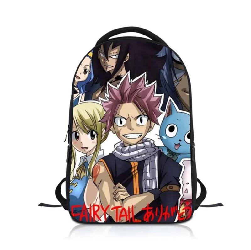 Anime Fairy Tail Kids Backpack Kindergarten Bookbag