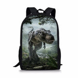 Dinosaur Print Backpack Casual Outdoor Travel Children's Knapsack