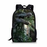 Dinosaur Print Backpack Casual Outdoor Travel Children's Knapsack